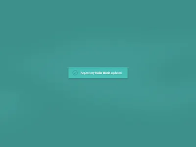 Success Notification design ui web