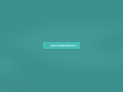 Success Notification design ui web