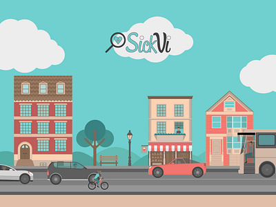 Product Pencil - Internal Project: Sickvi branding flat illustration web website