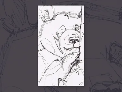 Panda Drawing drawing inkdrawing inkling panda