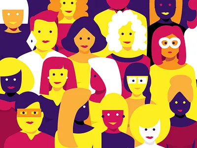 Perfiles Poderosos female feminism feminist illustration media vector women