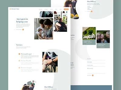 Law Firm Website Concept concept daily design landing law page sketch ui