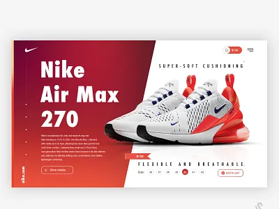 Nike Air Max 270 Product page