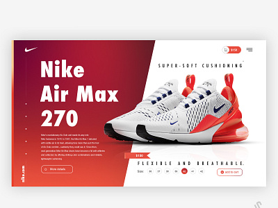 Nike Air Max 270 Product page