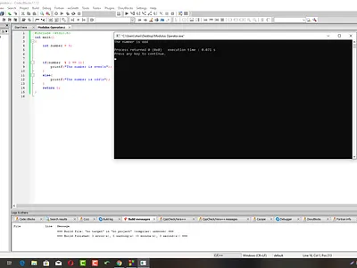Modulus Operator c c porgrammer c programming code modulus operator program programmer programming