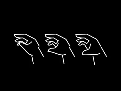 Hands branding design hands illustration minimal study vectorial