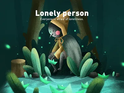Lonely Boy iillustration