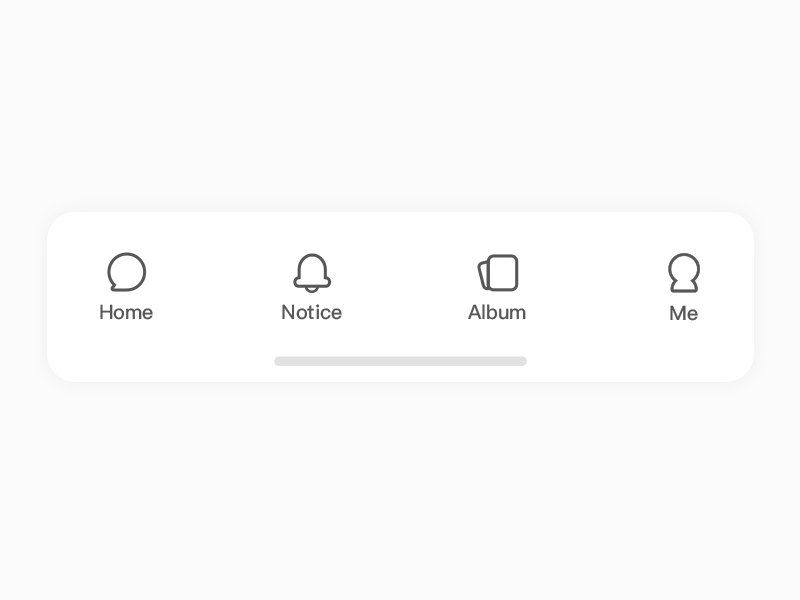Tab Bar button icon tab bar ui