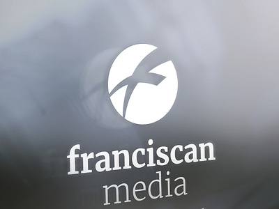 Franciscanmedia Signage branding catholic christian christianity graphic design identity logo typography