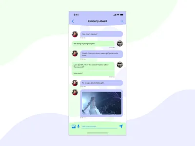 DailyUI Day 013 - Direct Messaging 013 adobe xd dailyui direct messaging iphone x mobile mobile app design ui ui design