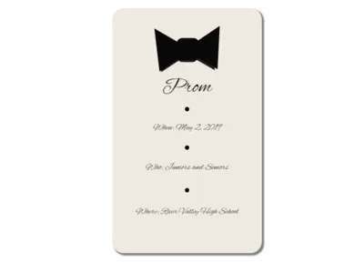 Prom Flyer design vector