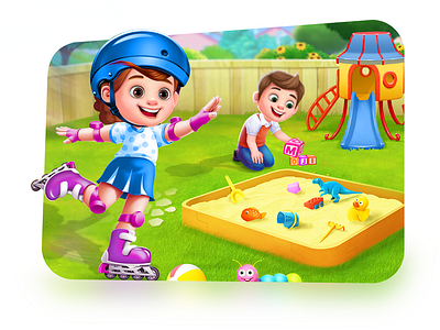 Kids Fun Activities (Game Design) animation art artist cartoon cartoon art cartoon comic cartoonist character design colors creative design digital game game art game concept game design icon illustration ui vector