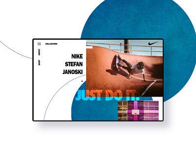 NIKE SJ app brand branding design graphic design identity branding interface interface design interface designer landing landing design landing page minimalism nike skateboard uidesign uiux design web website website design
