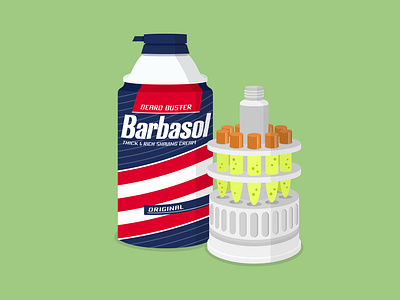 Jurassic Park Barbasol can barbasol dinosaur illustration jurassic jurassic park