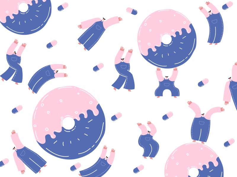 💊capsule girl after affects cute girl illustration