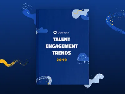 Beamery ebook cover design abstract abstract art acquisition b2b beamery book clouds cover crm ebook engagement layout marketing recruiting recruitment talent
