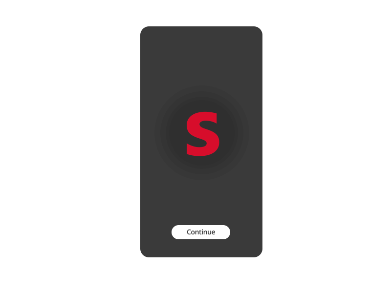 Squairly mobile motion splash screen