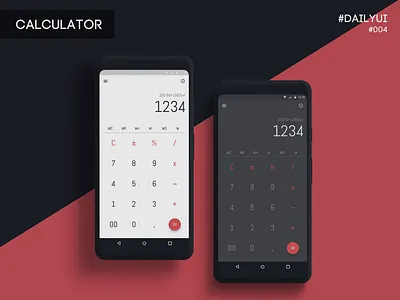 Calculator calculator daily 100 challenge dailyui dailyui 004 design