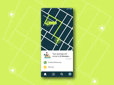Daily UI Challenge #020 Location TrackerUI challenge dailyui dailyui 020 inspiration location location tracker map ui maps ui ux ux ui
