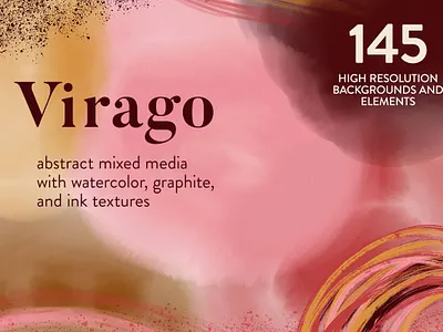 Virago abstract art abstract mixed media art set branding branding design design digital download graphite textures high resolution ink textures mixed media backgrounds social media bundle social media templates splatter textures watercolor backgrounds