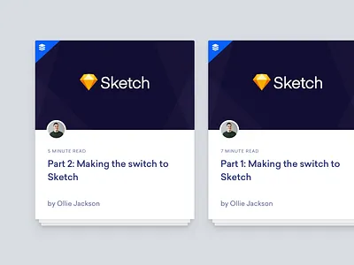 Stacked journal view clean club studio web design