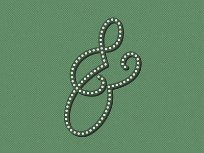 Ampersand ampersand digital art dot dotted line icon illustration lettering lettering art shadow type typography vector