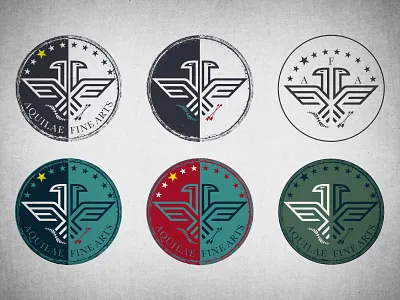 AFA Logo - Favicon - Watermark - Variant Colors art asheville black mountain color design eagle hendersonville logo mountains nc stars