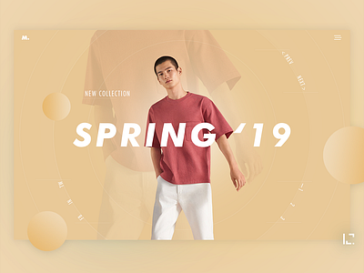 Daily UI 2019 creative dailyui design fashion gradient minimal ui ux web website