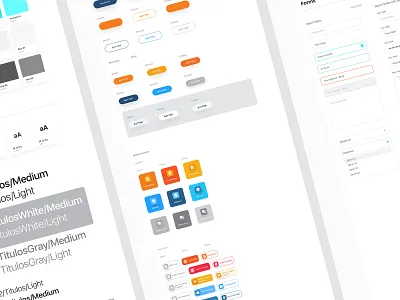 Style Guide - In progress branding design system guideline interace ui design web design