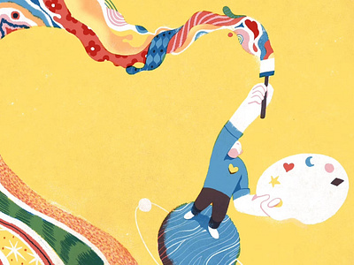 The moment of love illustration lifestyle love shanghai