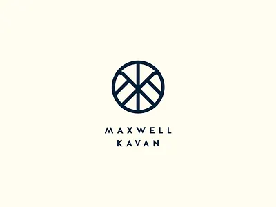 Maxwell Kavan Logo brand branding k logo m mark monogram typography vector