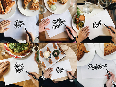 Lettering Sketches Collection branding calligraphy clothing design fashion font free hand lettering identity lettering logo logotype mark packaging script sketches streetwear type typo typography