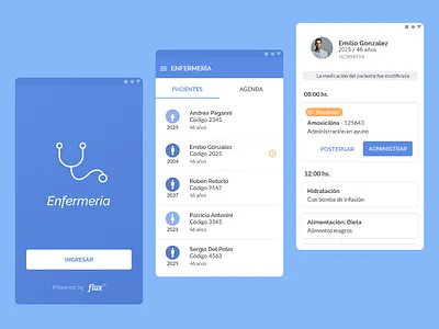 Nursing App app design healt nurse service design ui ux