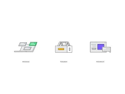 Line Illustrations abstract branding clean design flat icon illustration logo modern simple