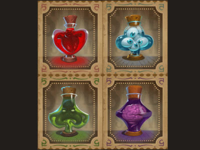 Dr. Fortuno Low Symbols animation bottles circus slot slot game spine symbol weird yggdrasilgaming