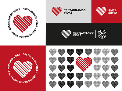 Restaurando Vidas brand brand identity brasil church church branding collection colors design faith graphicdesign illustration logo logofolio logotype symbol vector