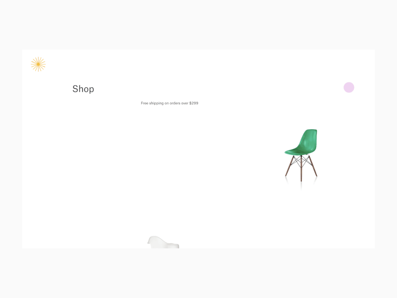 Shop animation ecommerce hover motion rollover shop website