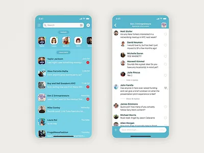 ChitChat - Messaging App Concept app design chat app concept concept app discord facebook inspiration instagram instagram redesign messaging app mobile app re design redesign redesign concept rework