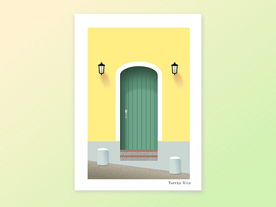 Vector of Puerto Rico 03 illustration scenary sketch app