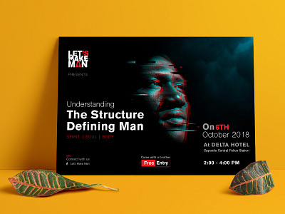 Let's Make Man branding design illustration