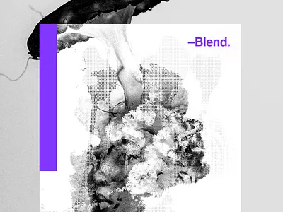 S&G. 320. Blend. adobe art collage collageart color gradient illustration love paint painting photoshop poster posterdesign procreate retro summer swiss texture type typography