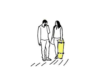 Random Couple. City life art city city life coolness couple drawing faber castell graphic art graphic artist graphic design graphic studio illustration line art skeatboard sketch street street art tel aviv telaviv urban art