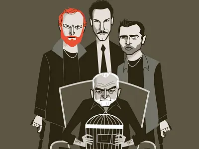 Famiglia Levante adobe adobe creative cloud adobe illustrator cc clanlevante fanart gomorra gomorra4 italianactors midcenturymodern serietv vector vector illustration wacom cintiq