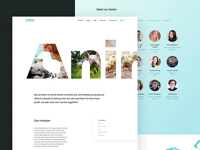 About Us about clean design interface mask ui web website
