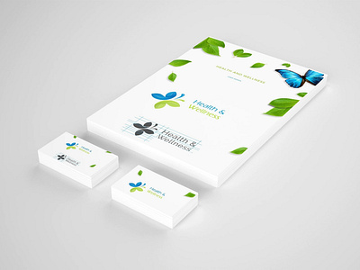 Health & Wellness logo adobeillustator animation app branding design flat graphic design icon illustration illustrator logo logo design minimal type typography ui ux vector web website