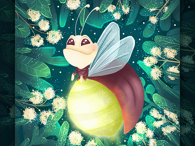 Glowworm. Character design book illustration cartoon cartoon character cartoon illustration character character design children book illustration children illustration design illustration wacom tablet