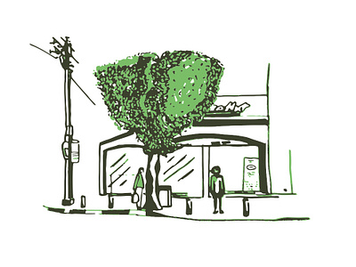 TLV Streets. City Life. Pizza Hut adobe illustrator art city city life draw ecoline faber castell graphic art graphic artist graphic design graphic studio illustration line art simple sketch street street art tel aviv telaviv urban art