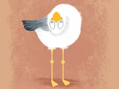 Funny Gull. Cartoon. Character design book illustration card cartoon cartoon character cartoon illustration character character design children book illustration children illustration design illustration poster print wacom tablet