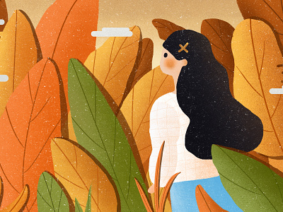 autumn autumn hand painted illustrations
