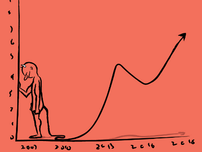 Trending art chart devil downsign evil graph illustration lucifer sam omo satan sin trending